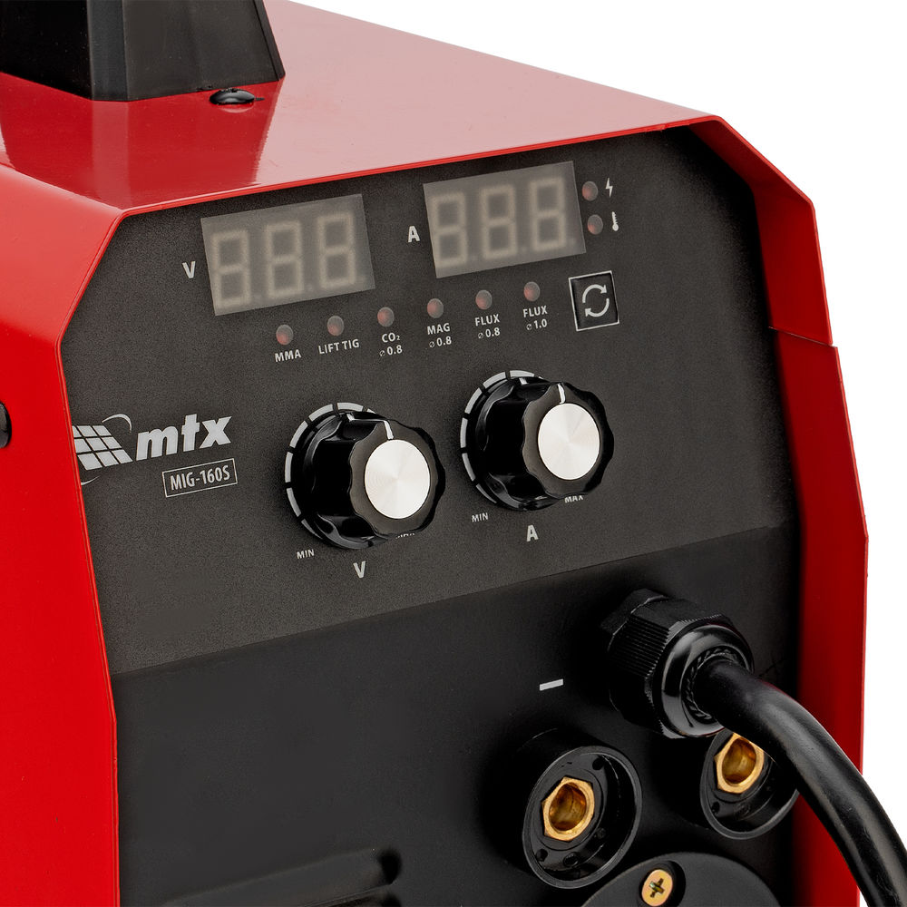 Аппарат инвертор. полуавтомат. cварки MIG-160S, 160A, ПВ 60%, катушка 5 кг MTX (94301)