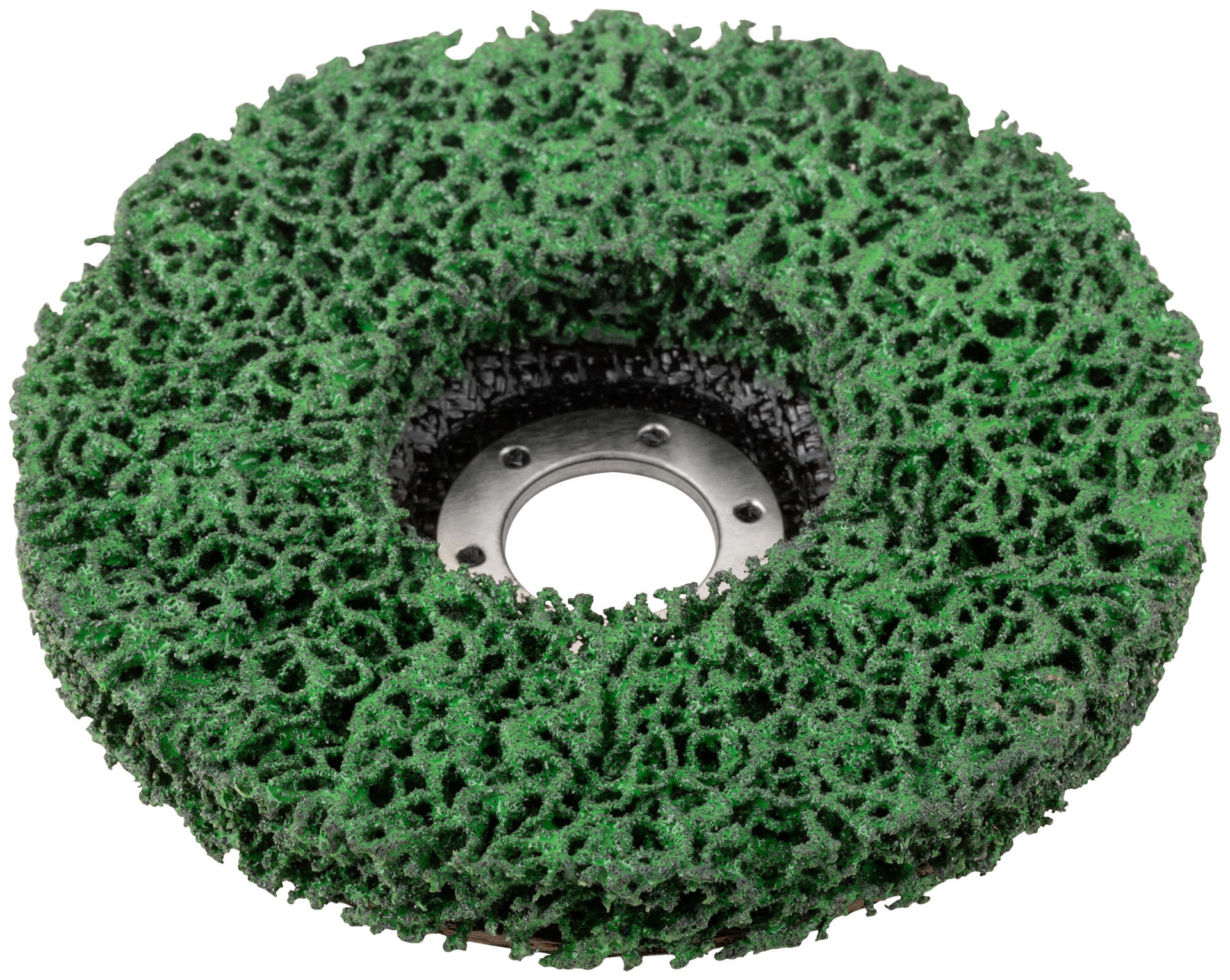 Диск зачистной полимерный, зеленый, посадочный диаметр 22,2 мм, 125 мм (39611)