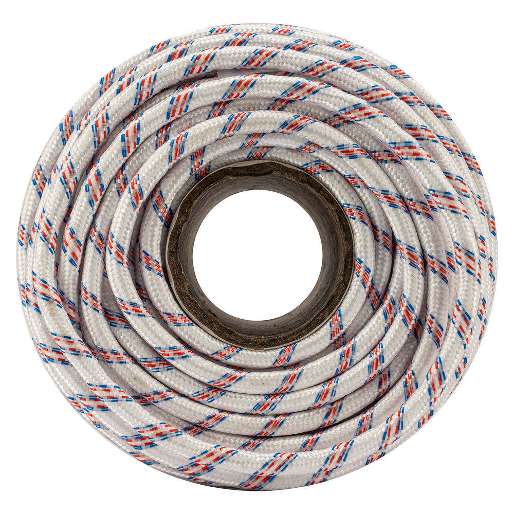 Фал плетеный полипропиленовый с сердечником, 12 мм, L 100 м, 24-прядный, Сибртех (93968)