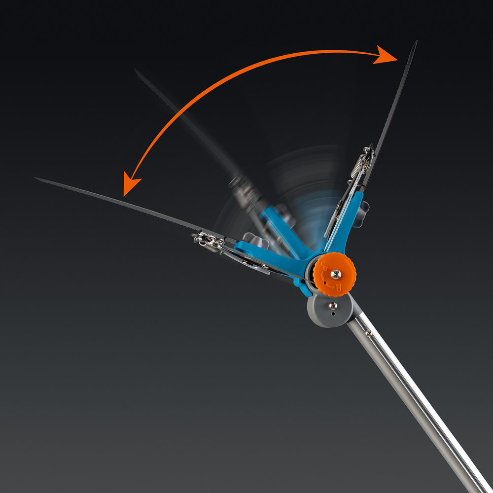 Телескопический высоторез с пилой GX-4000, длина 2-2,8 м, пила 350мм, рез до 30 мм, лезвия из нержавеющей стали, PROLine GRINDA 424530