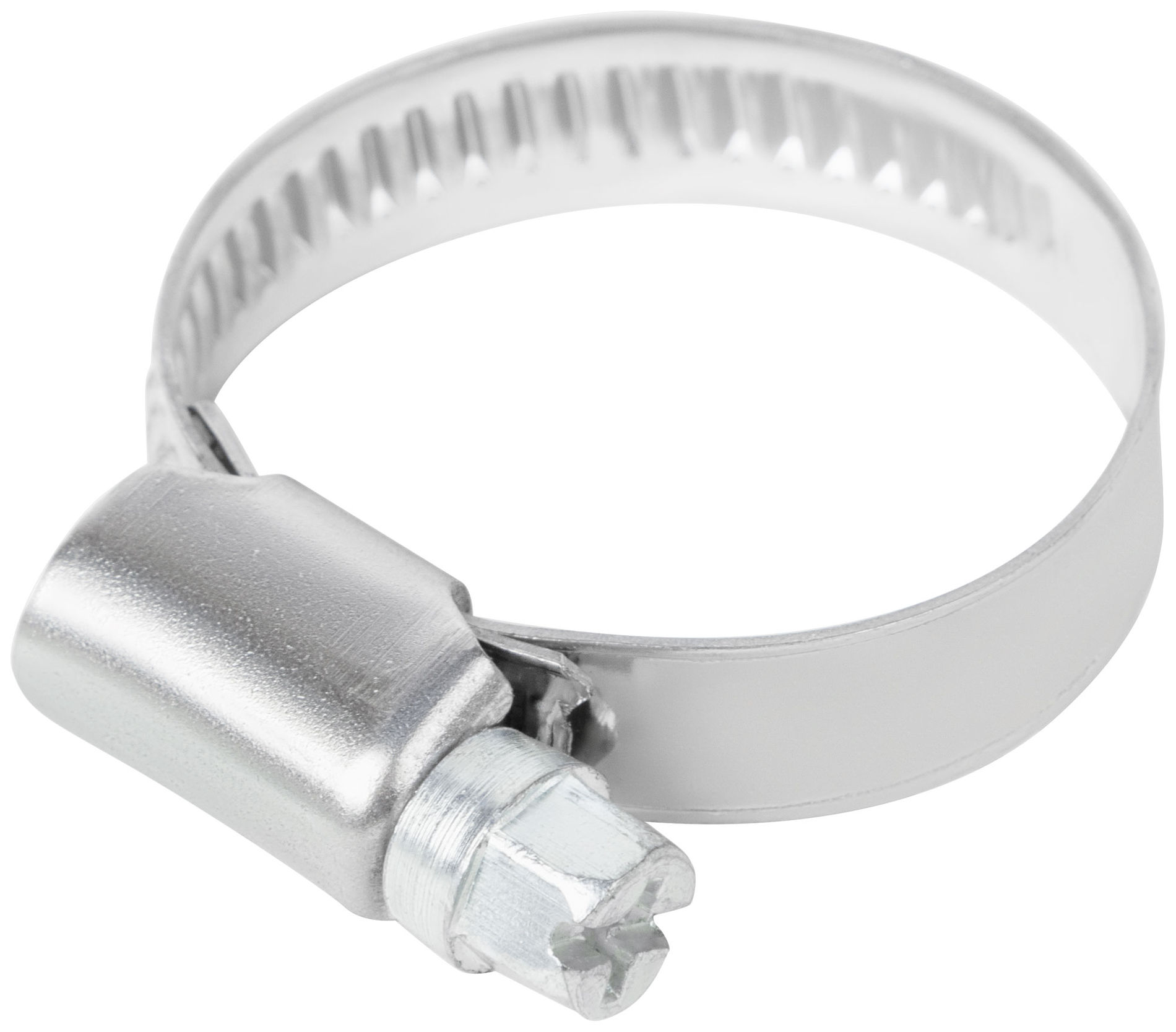 Хомут обжимной накатной, ширина 9 мм, нерж.сталь 16-32 мм (99324т)