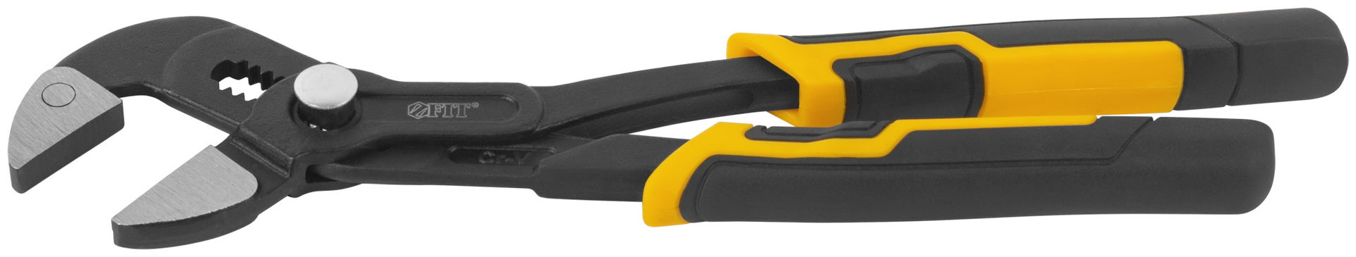 Клещи переставные CrV, быстрая регулировка, плоские губки без насечек, Профи 250 мм ( 38 / 38 мм )