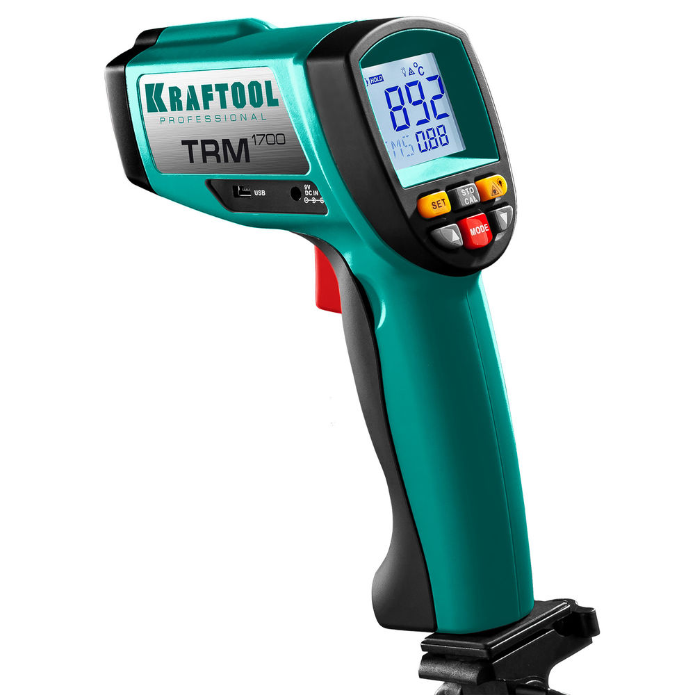 Пирометр инфракрасный TRM-1700, –30° +1650°С KRAFTOOL 45701-1650