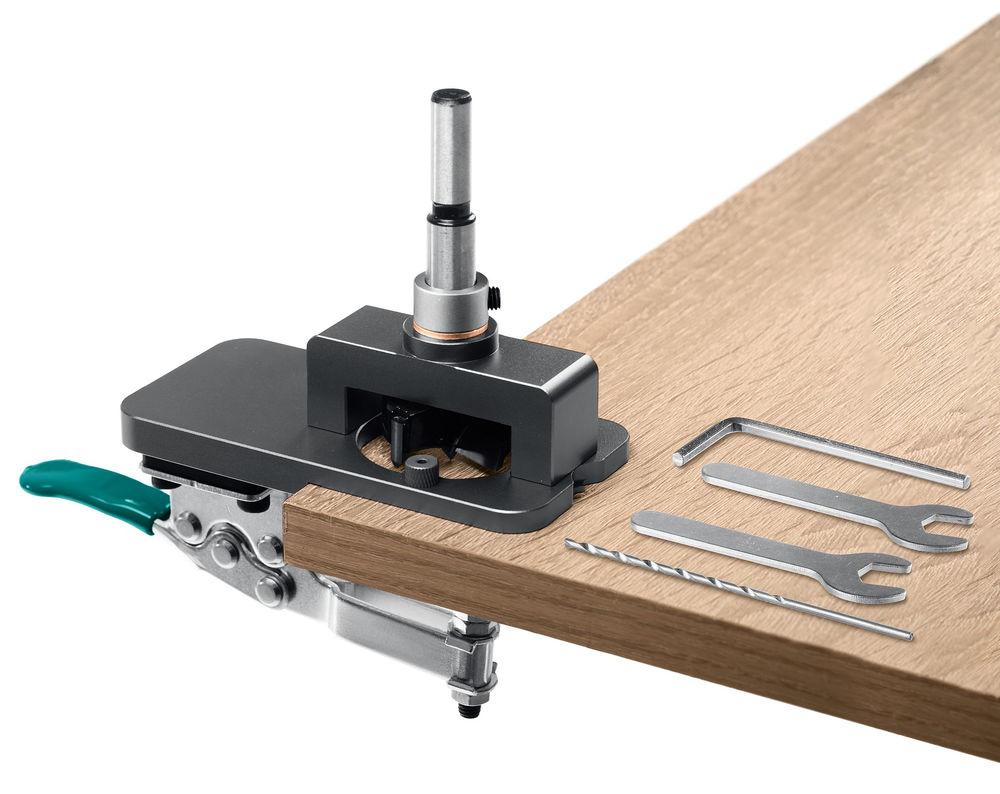 Кондуктор 35 мм для мебельных петель Woodsniper 127 KRAFTOOL 30075