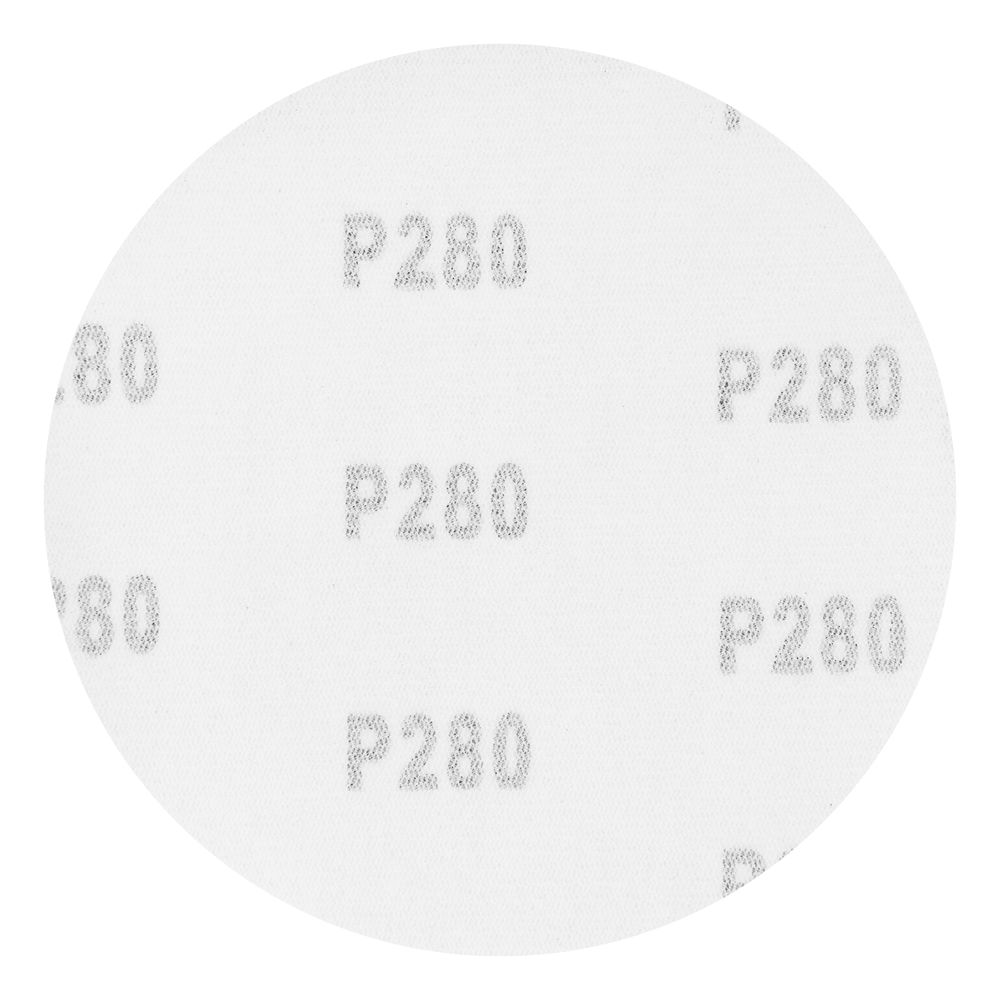 Круг абразивный на ворсовой подложке под липучку, P 280, 125 мм, 10 шт Matrix (73872)