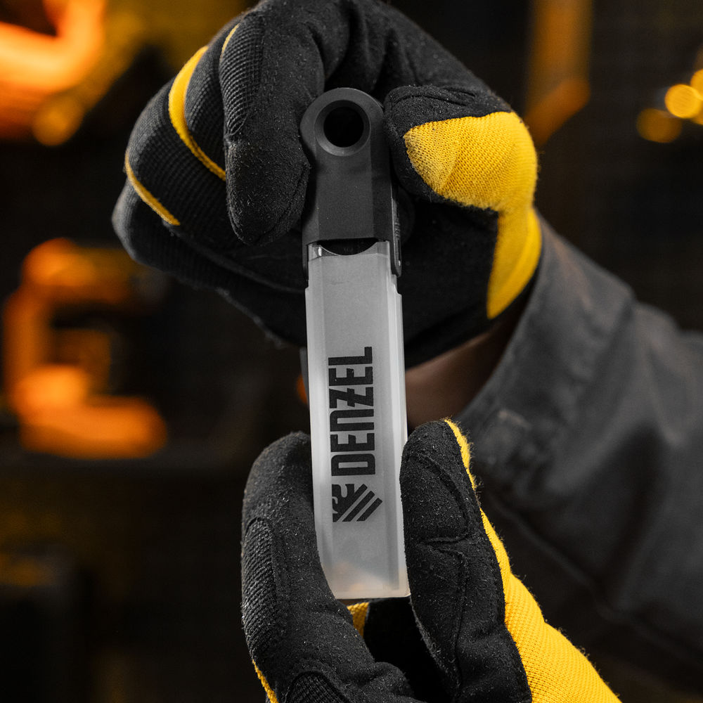 Лезвия, 18 мм, сталь SK4 - 0,5 мм, супер острые, многосегментные, 5 штук Denzel (79308)