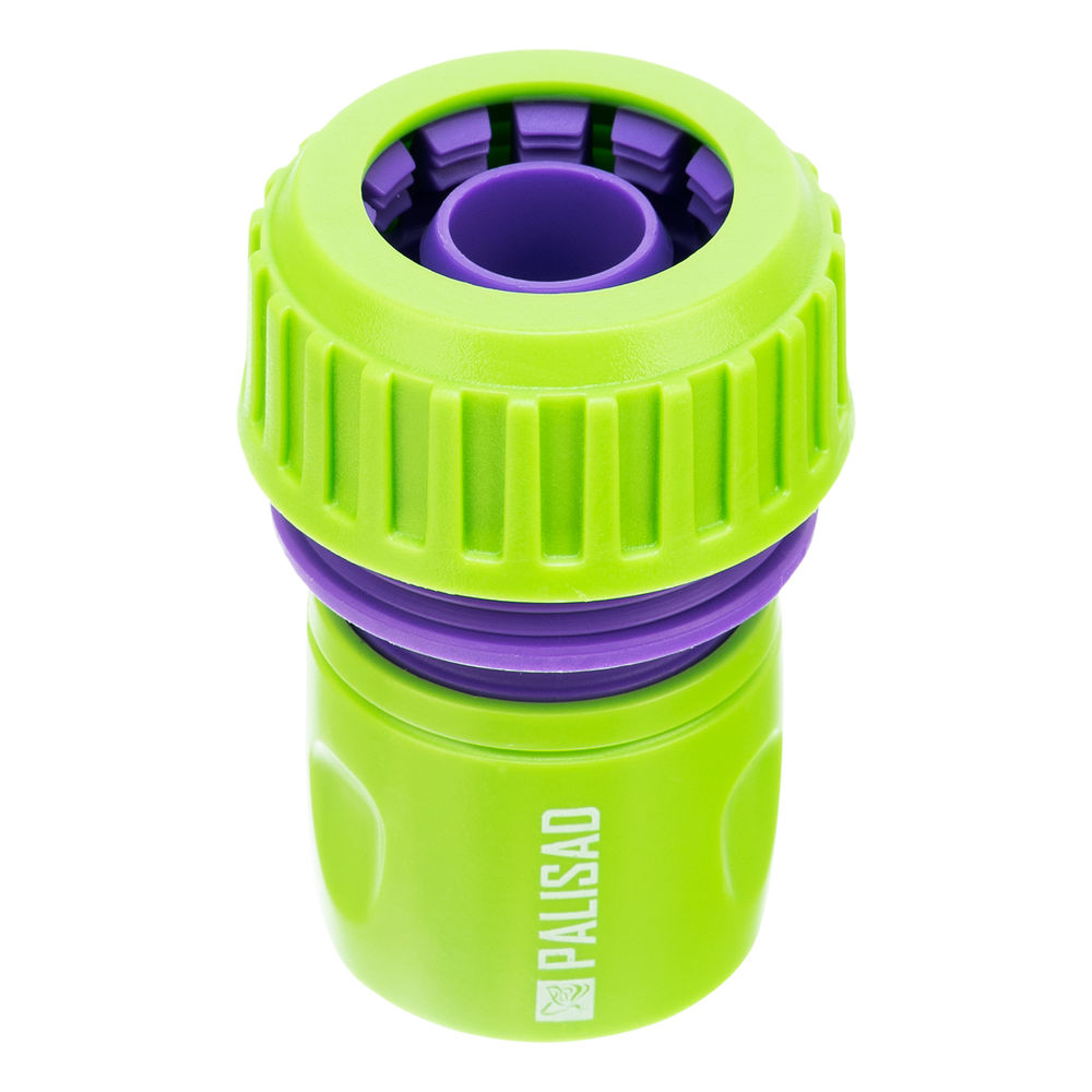 Набор для подключения шланга 3/4,пистолет 8 режимов полива, адаптер, 2 соединителя Palisad (65177)