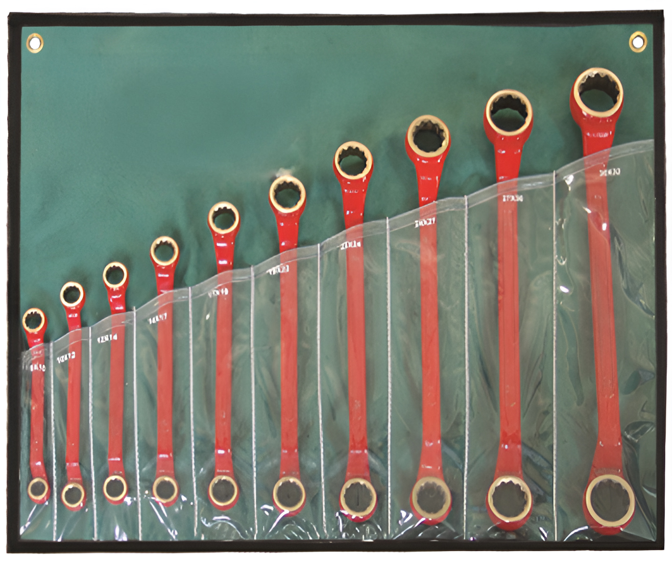 Набор ключей накидных двусторонних искробезопасных (6-32) AlCu № C-12, HORTZ