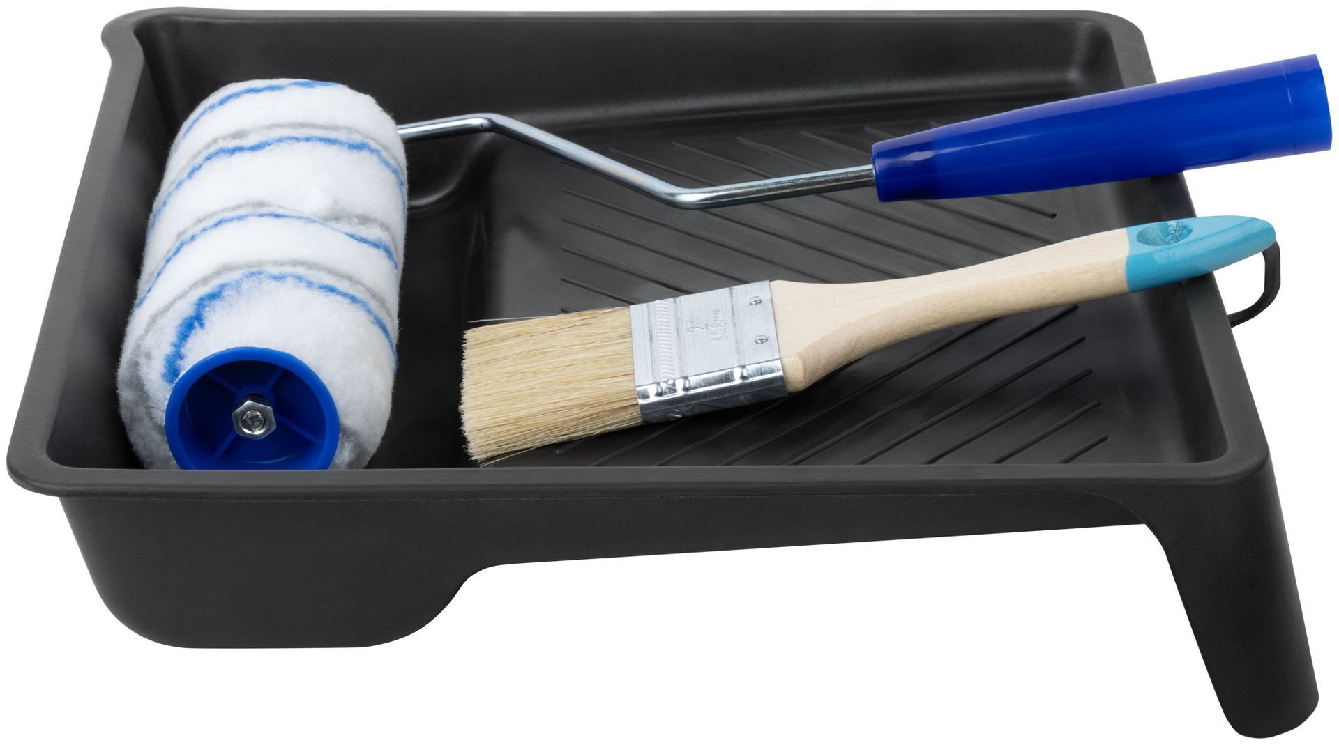 Набор малярный Универсальный № 2 (ванночка 270х270 мм + валик полиакрил 150 мм + кисть 50 мм)