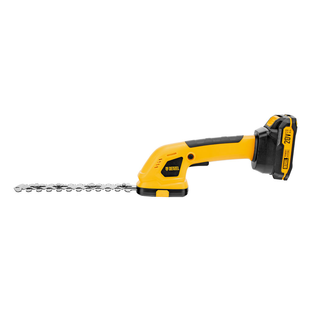 Ножницы-кусторез аккумуляторные GS-20, Li-Ion, 20 В Denzel (59432)