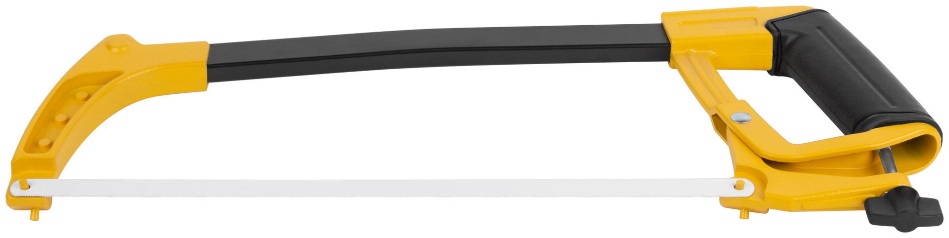 Ножовка по металлу 300 мм Профи, регулир.натяг, работа под углом 45 гр., прорезиненная ручка, полотно Bi-Metal