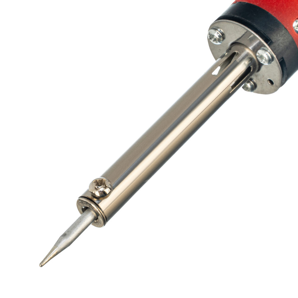 Паяльник, пластик ABS, класс защиты 1, индикатор, медный наконечник с долговечным покрытием, 220 В, 30 W Matrix (913043)