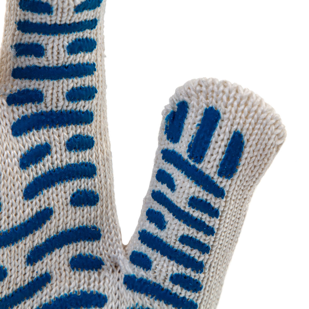 Перчатки х/б, ПВХ покрытие, Волна, 10 класс (67716)