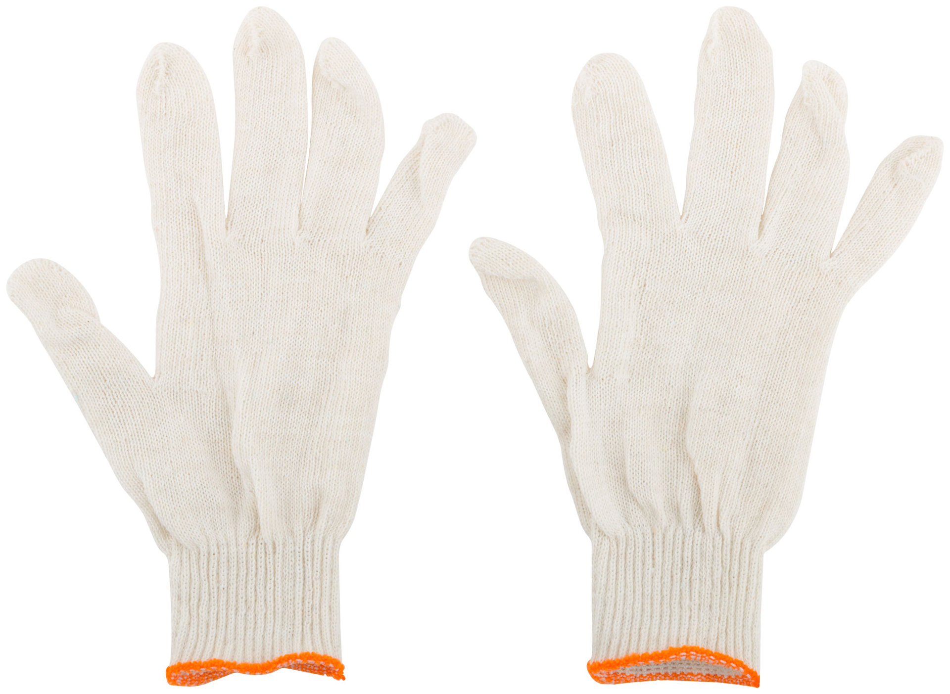 Перчатки вязаные (3 нити), х/б, 10 класс вязки (12486)