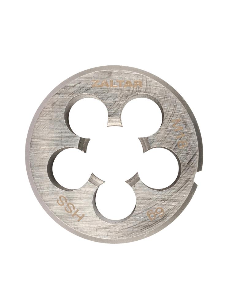 Плашка круглая резьбонарезная HSS, DIN 223 B (DIN EN 22568), M18 x 2.5, 45 x 18 (ZA-10410)