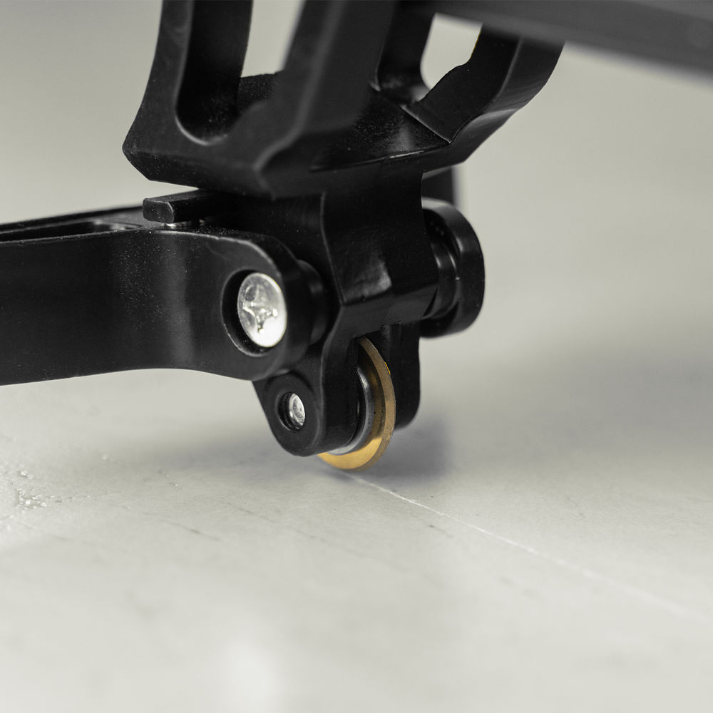 Плиткорез рельсовый 1200х16мм, каретка на подш., стальная станина, усил. рукоятка-пенал Denzel (877020)