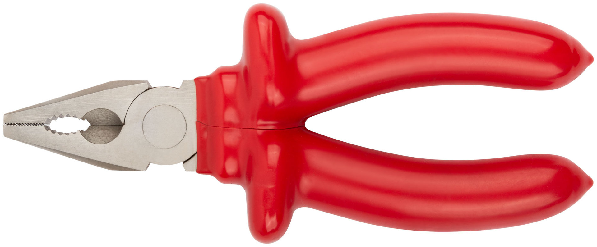 Плоскогубцы комбинированные Энергия,1000 В, никелир.покрытие, 2-х слойные изолированные ручки 160 мм (50763)