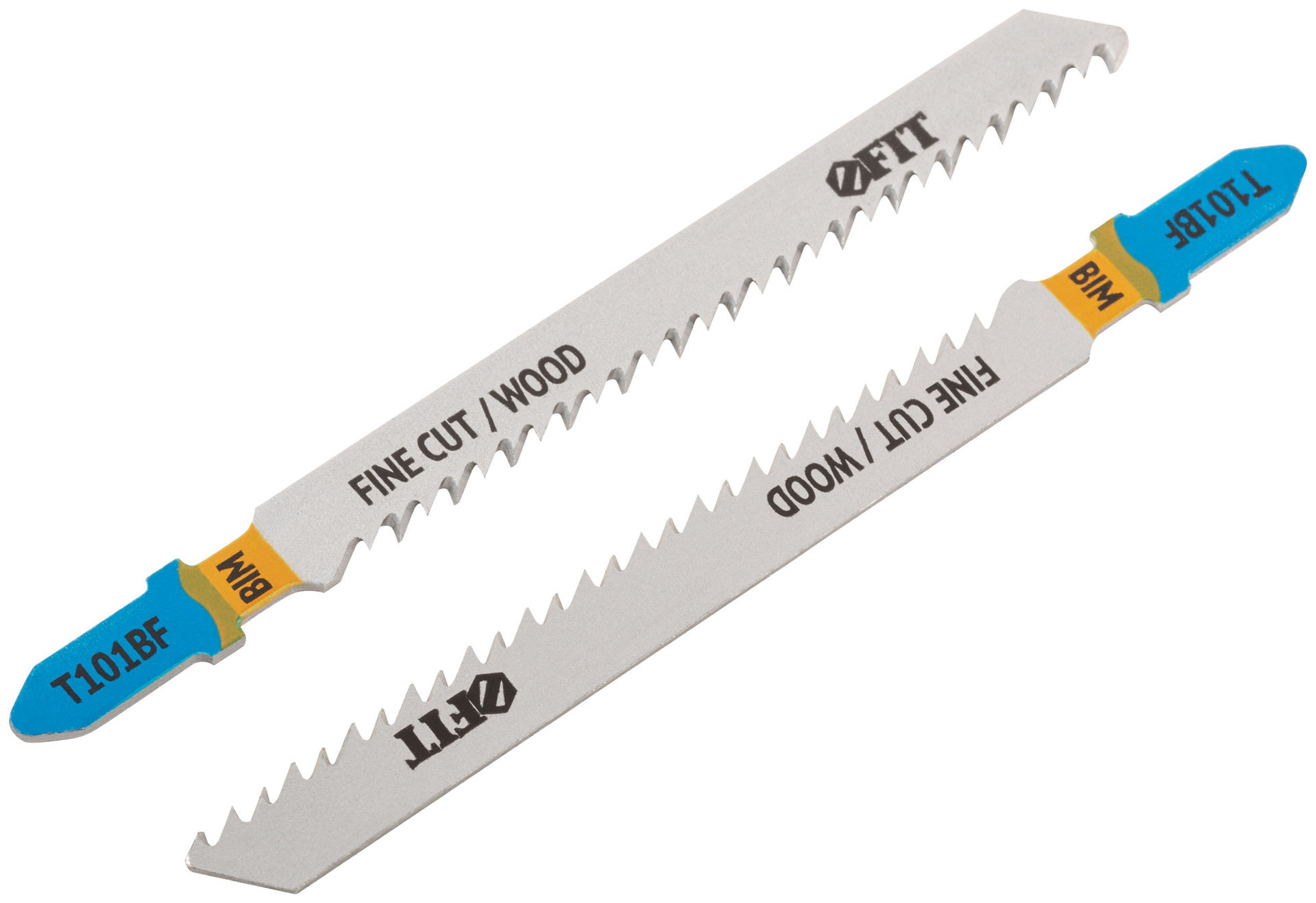 Полотна по дереву, Bimetal, шлифованные под свободным углом зубья, 100/74/2,5 мм (T101BF), 2 шт. (40901)