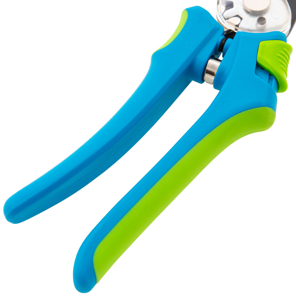 Секатор с наковальней, 205 мм, двухкомпонентные рукоятки, Luxe, Palisad (60484)