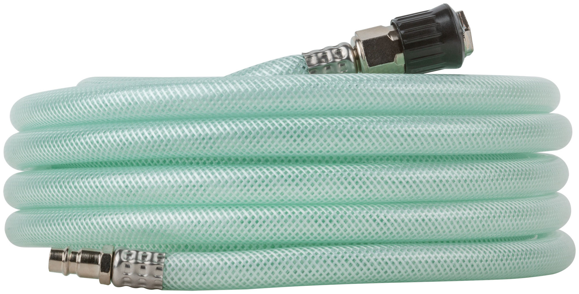 Шланг-удлинитель, армированный ПВХ с быстросъемными коннекторами, диаметр 10х15 мм, 10 м (81226)