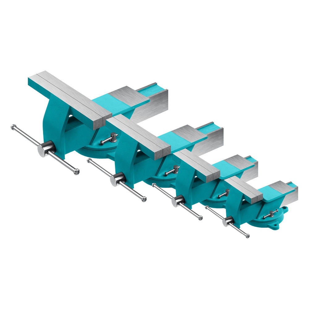 Стальные слесарные тиски 150 мм СИБИН 3244-150