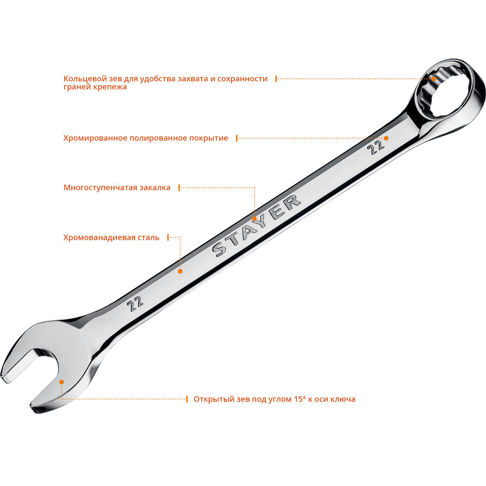 Набор гаечных ключей универсальный 47 шт, 6 - 32 мм HERCULES Professional STAYER 27082-H47