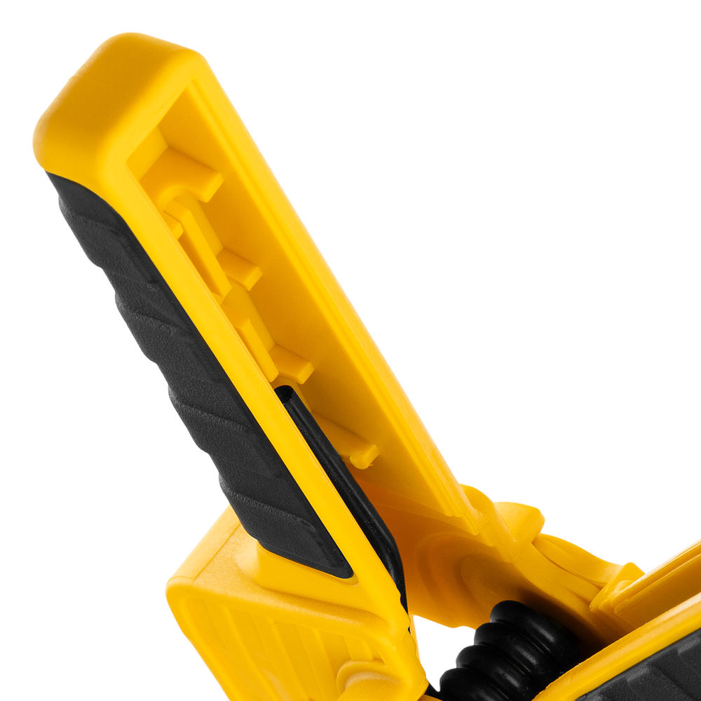 Струбцина клещеобразная, удлиненная 75 х 110 мм двухкомпонентные рукоятки Denzel (20790)