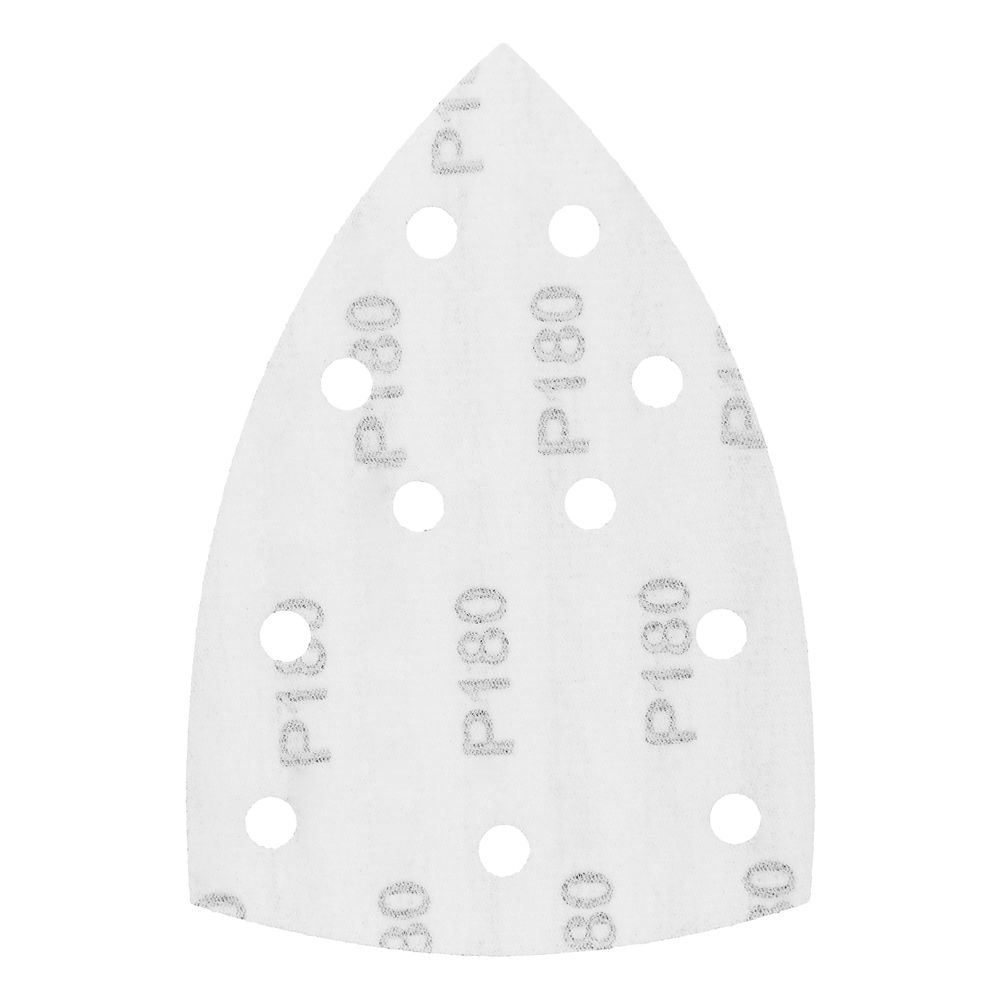 Треугольник абразивный на ворc. подложке под липучку, перф., P 180, 150х150х100 мм, 5 шт. Denzel (738647)