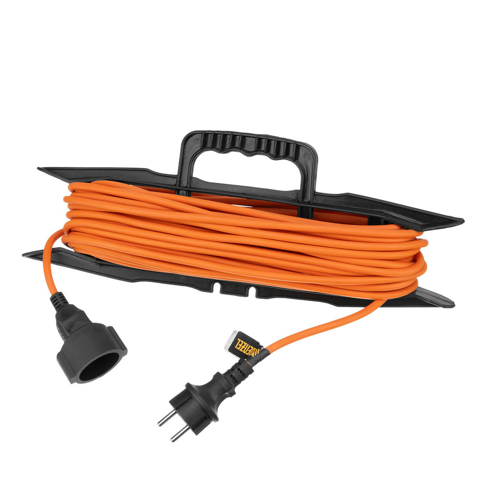 Удлинитель-шнур силовой Garden Series, б/з, ПВС, 20м, 1 розетка, 2 x 1,5 мм, Denzel (37404)