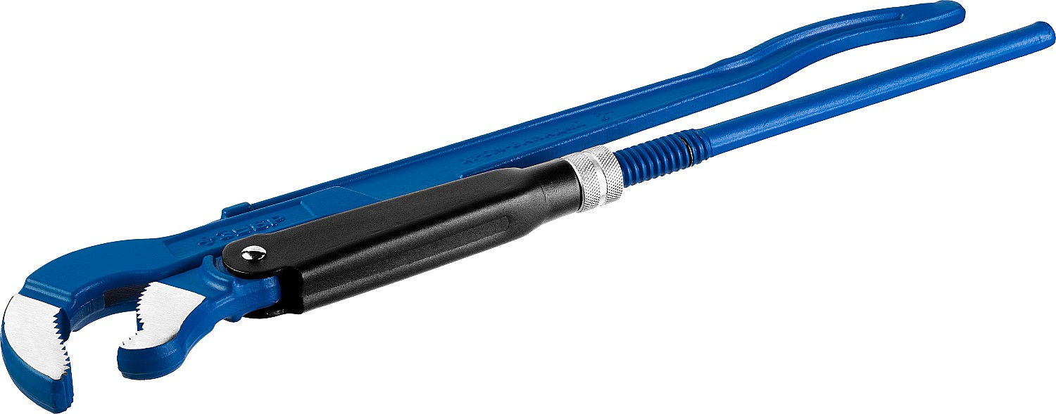 ЗУБР №3, 2, 560 мм, тип У, трубный ключ с изогнутыми губками, Профессионал (27336-3_z01)