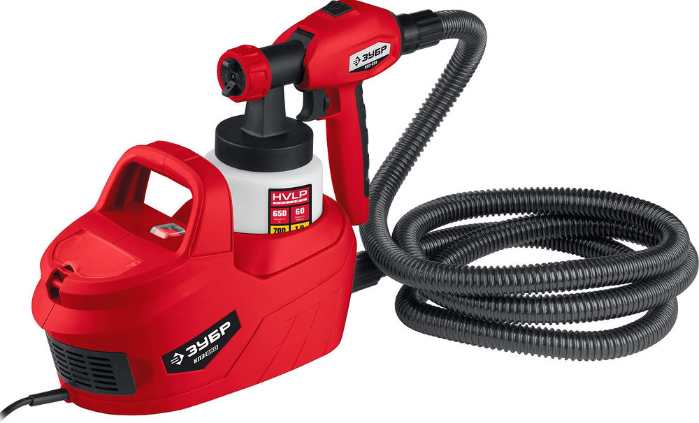 Краскопульт электрический воздушный 650 Вт ЗУБР КПЭ-650