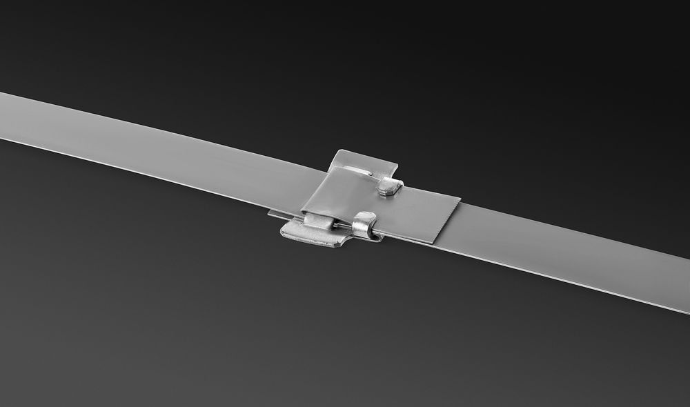 Бандажная лента нержавеющая 20 x 0.7 мм, 50 м, AISI 304 ЗУБР БДЛ Профессионал 310244