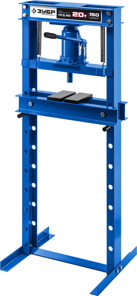 Пресс гидравлический 20 т с домкратом и возвратными пружинами ЗУБР ПГД-20 Профессионал 43070-20