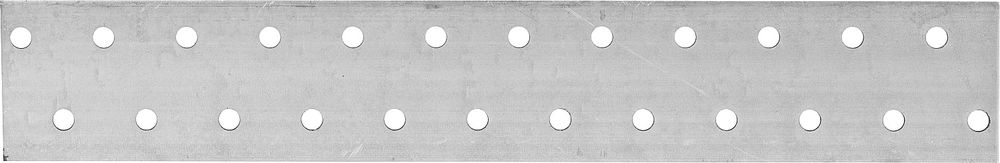 Пластина соединительная 40 х 240 х 2 мм, цинк ЗУБР ПС-2.0 310256-040-240