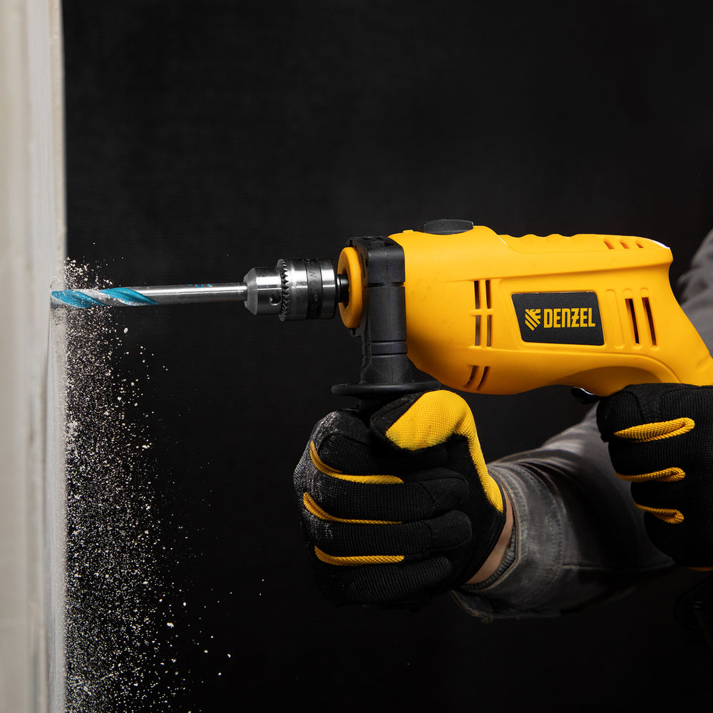Дрель ударная ID-550, 550 Вт, 0-2900 об/мин, 46400 уд/мин Denzel (26302)