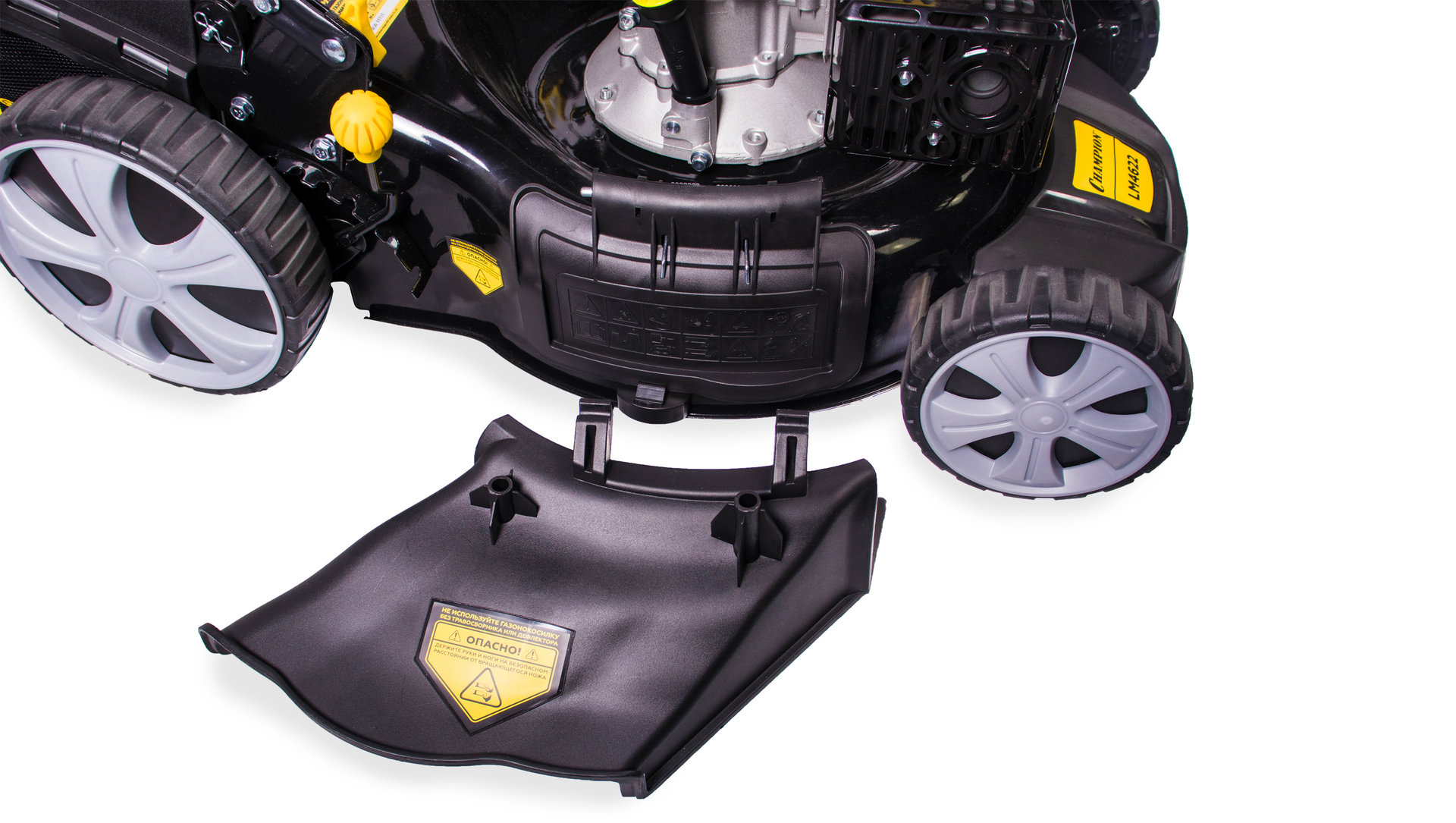 Газонокосилка CHAMPION LM4622 (2,6кВт 457мм 60л 25-75мм 1рычаг/7, 32,6кг 4в1) (LM4622)