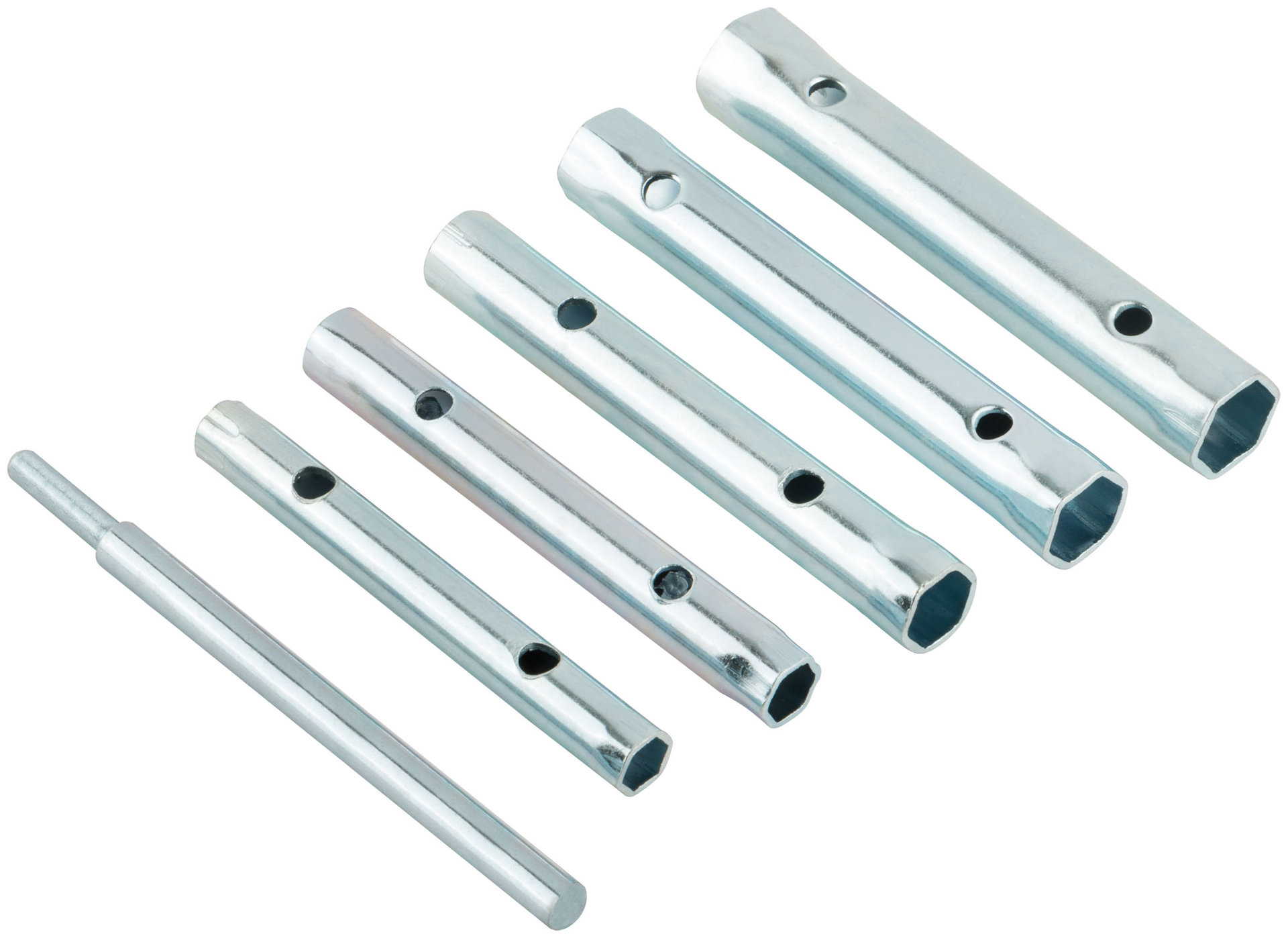 Ключи трубчатые, набор 6 шт. ( 8-17 мм ) (63736)