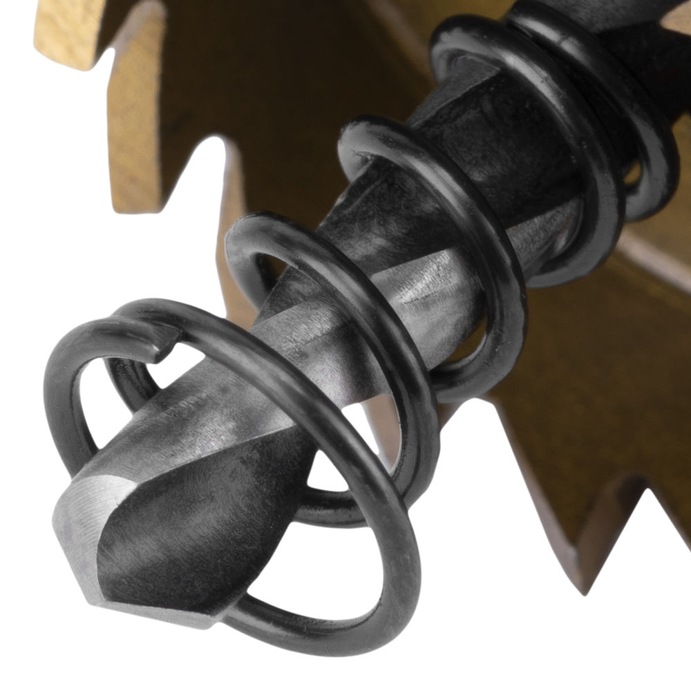 Коронка по металлу HSS, 28 мм, нитридтитановое покрытие Denzel (724106)