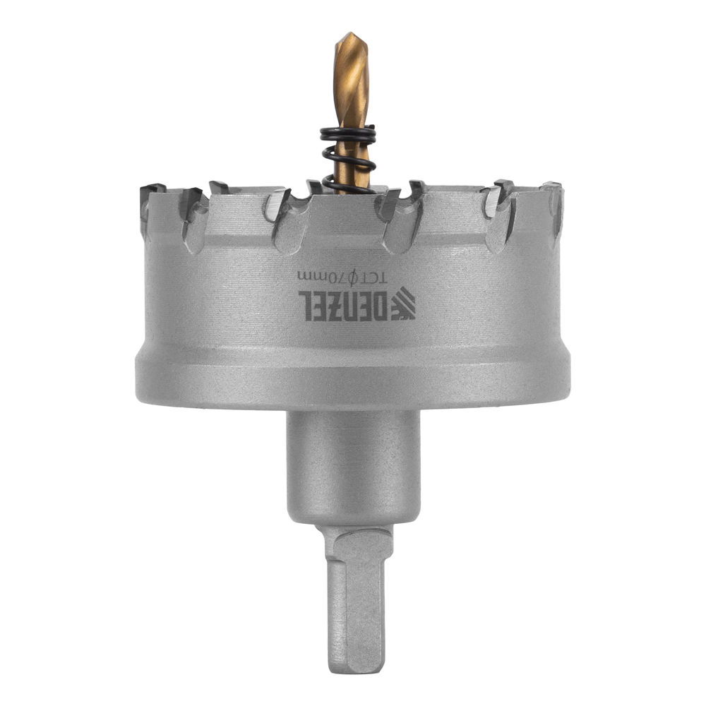 Коронка по металлу твердосплавная, 70 мм Denzel (724020)