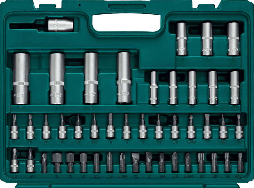 Набор инструмента универсальный 94 предм., (1/2+1/4) X-Drive 94 KRAFTOOL 27883-H95