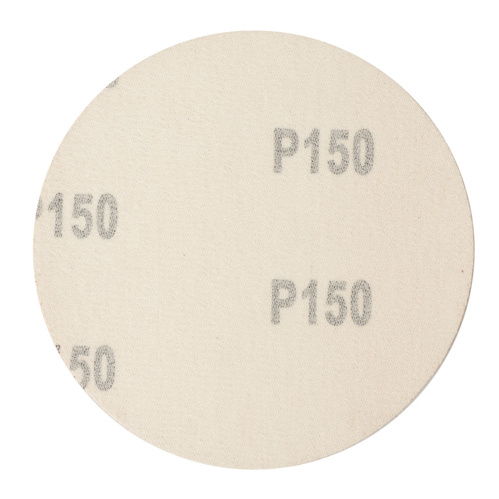 Круг абразивный на ворсовой подложке под липучку, P 150, 125 мм, 10 шт Сибртех (738607)