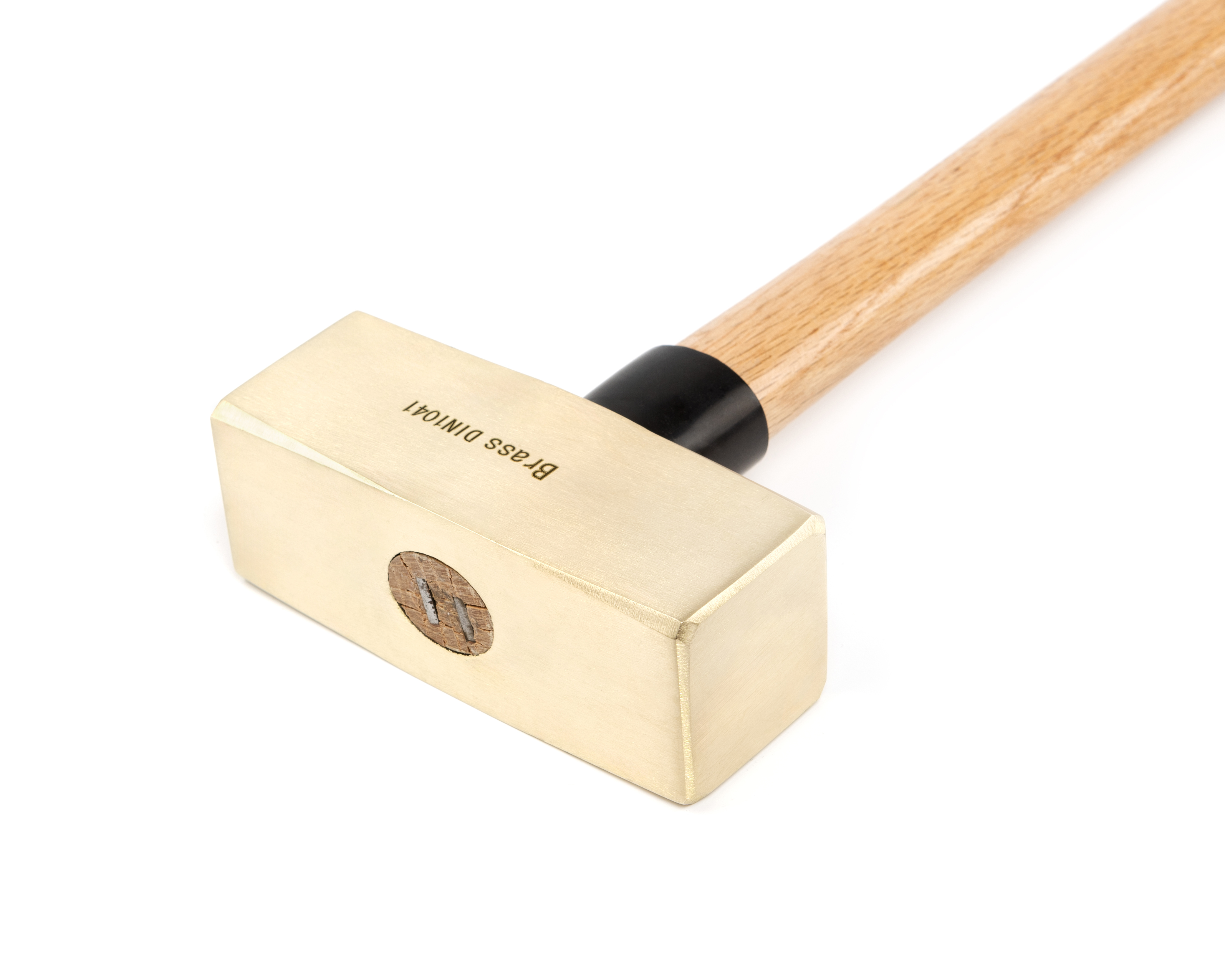 Кувалда тупоносая (немецкий тип) 3,6 кг латунь рукоятка дерево искробезопасная 2104B-1014, HORTZ