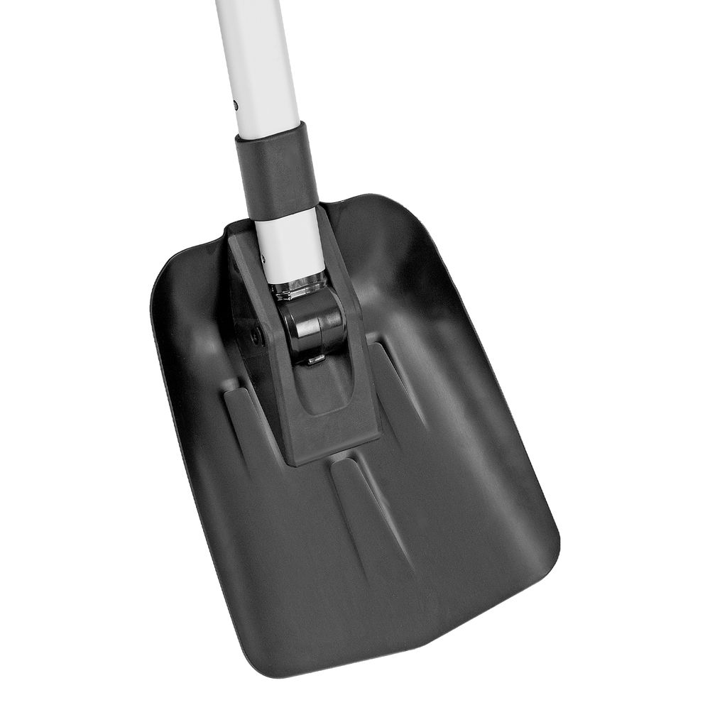 Лопата автомобильная складная, алюминиевая, 220х280х585-870 мм, телескопический черенок Denzel (61695)