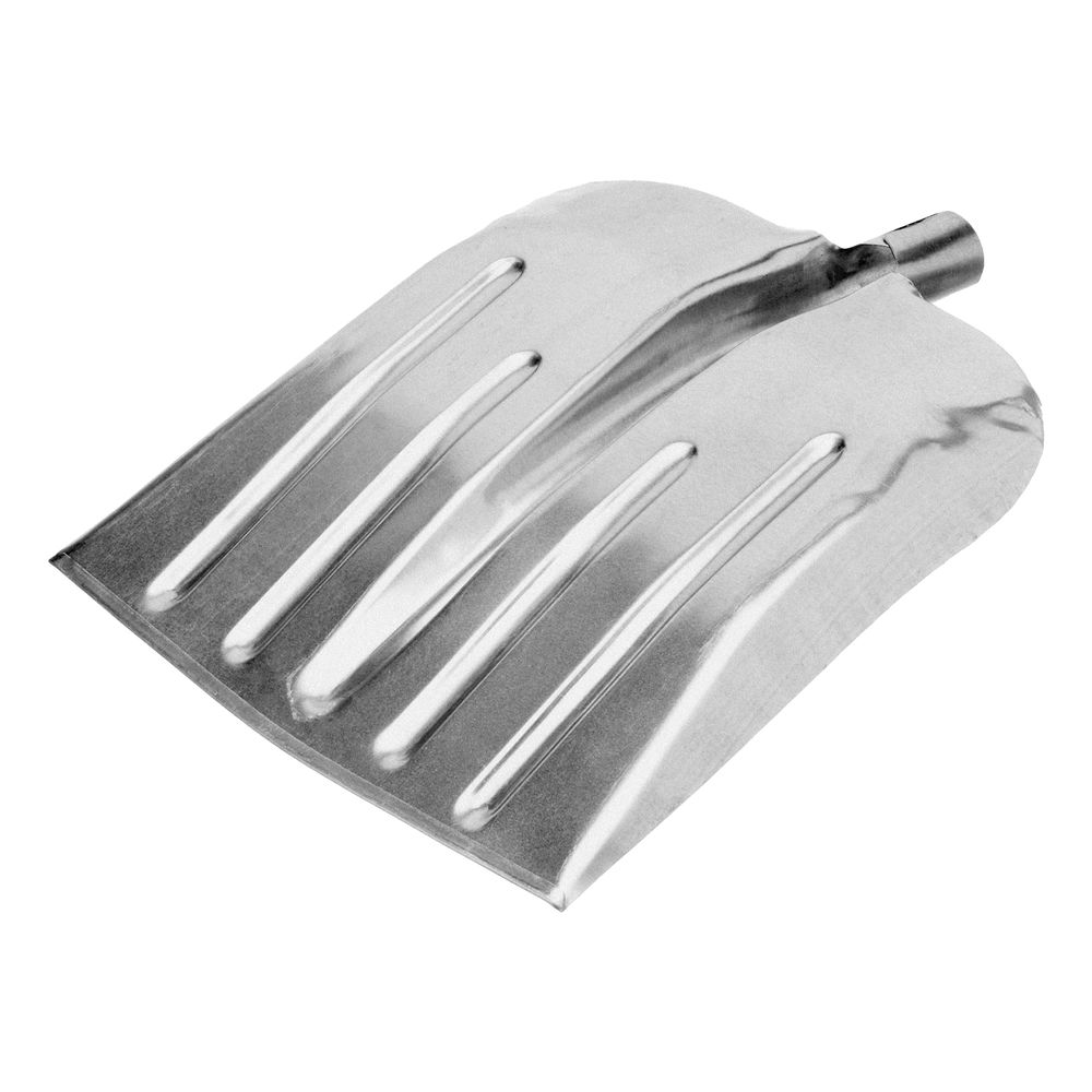 Лопата для уборки снега стальная оцинкованная, 330 х 365 мм, без черенка, Сибртех (61536)