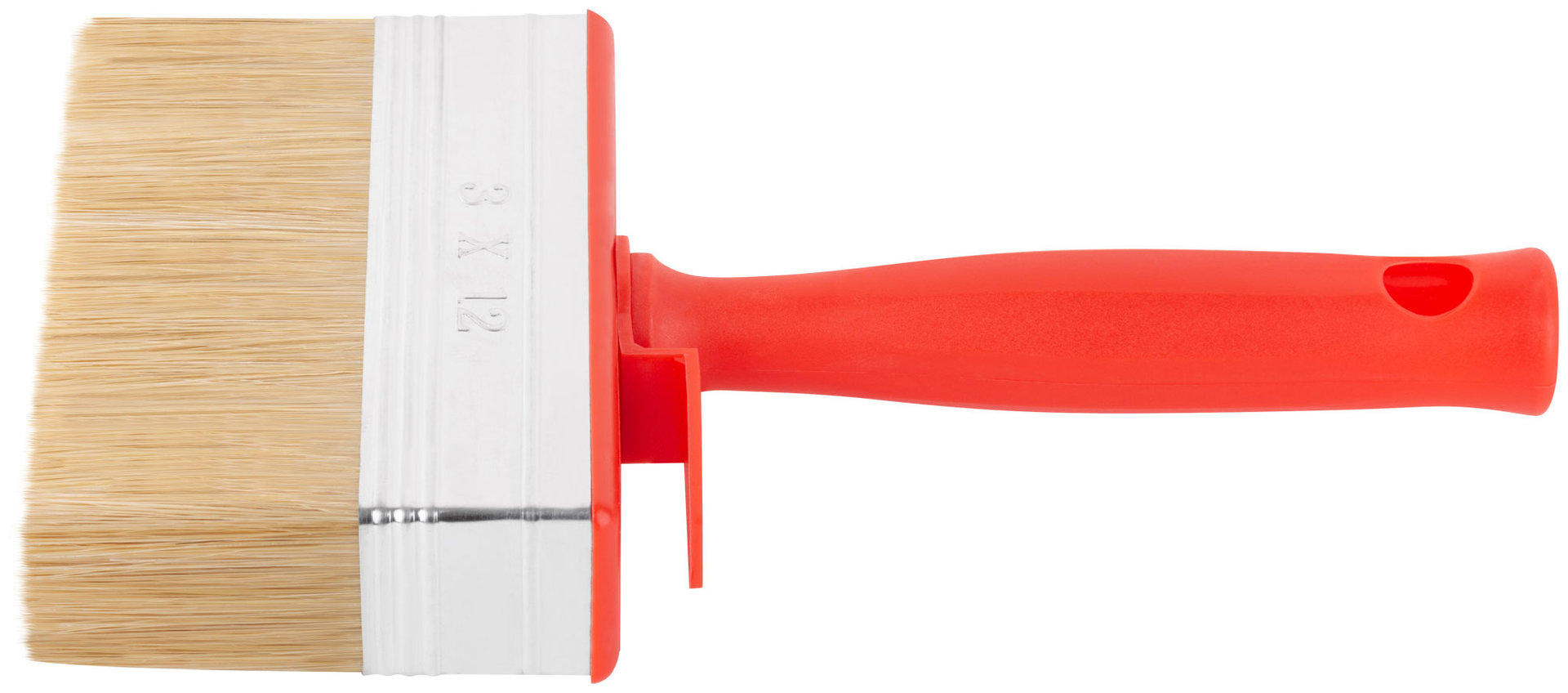 Макловица, 70%ПЭT/30% натур. щетина, нерж. обжим, красная пласт. ручка, 120 х 30 мм (30-0583)