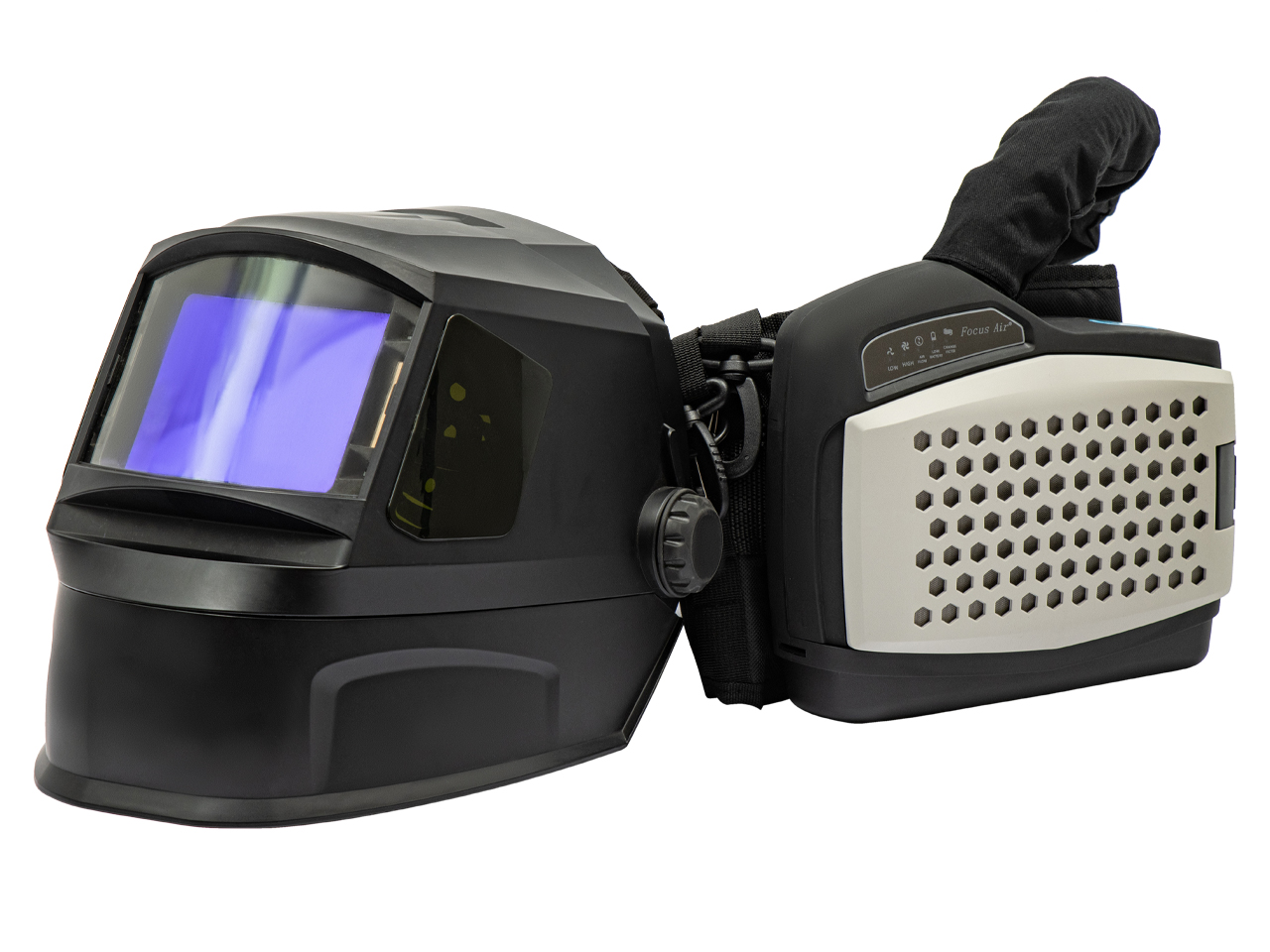 Маска сварщика КЕДР (В РАЗОБР.ВИДЕ) К-924Т EXPERT dual с ТУРБОБЛОКОМ