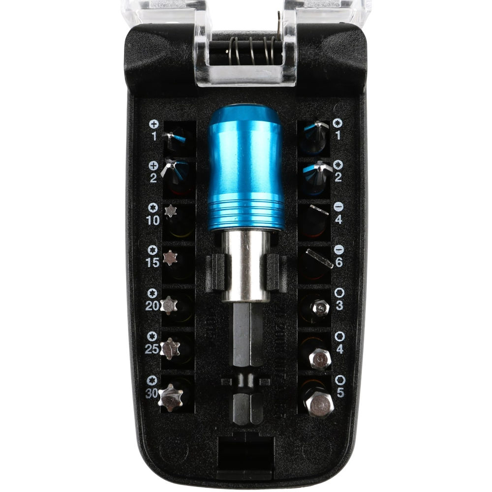 Набор торсионных бит 1/4 с магнитным держателем 15 пр., Licota, ABD-BCRK01