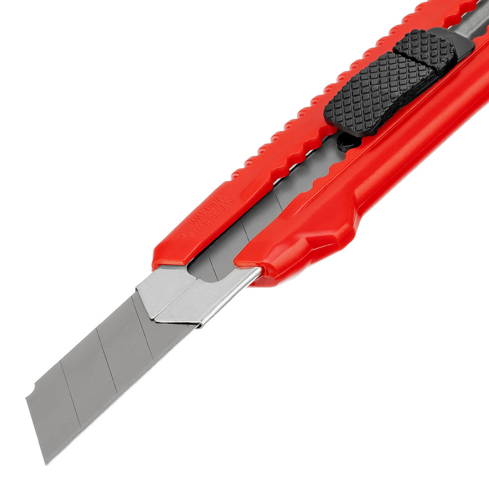 Нож, 18 мм, выдвижное лезвие, металлическая направляющая Matrix (78918)