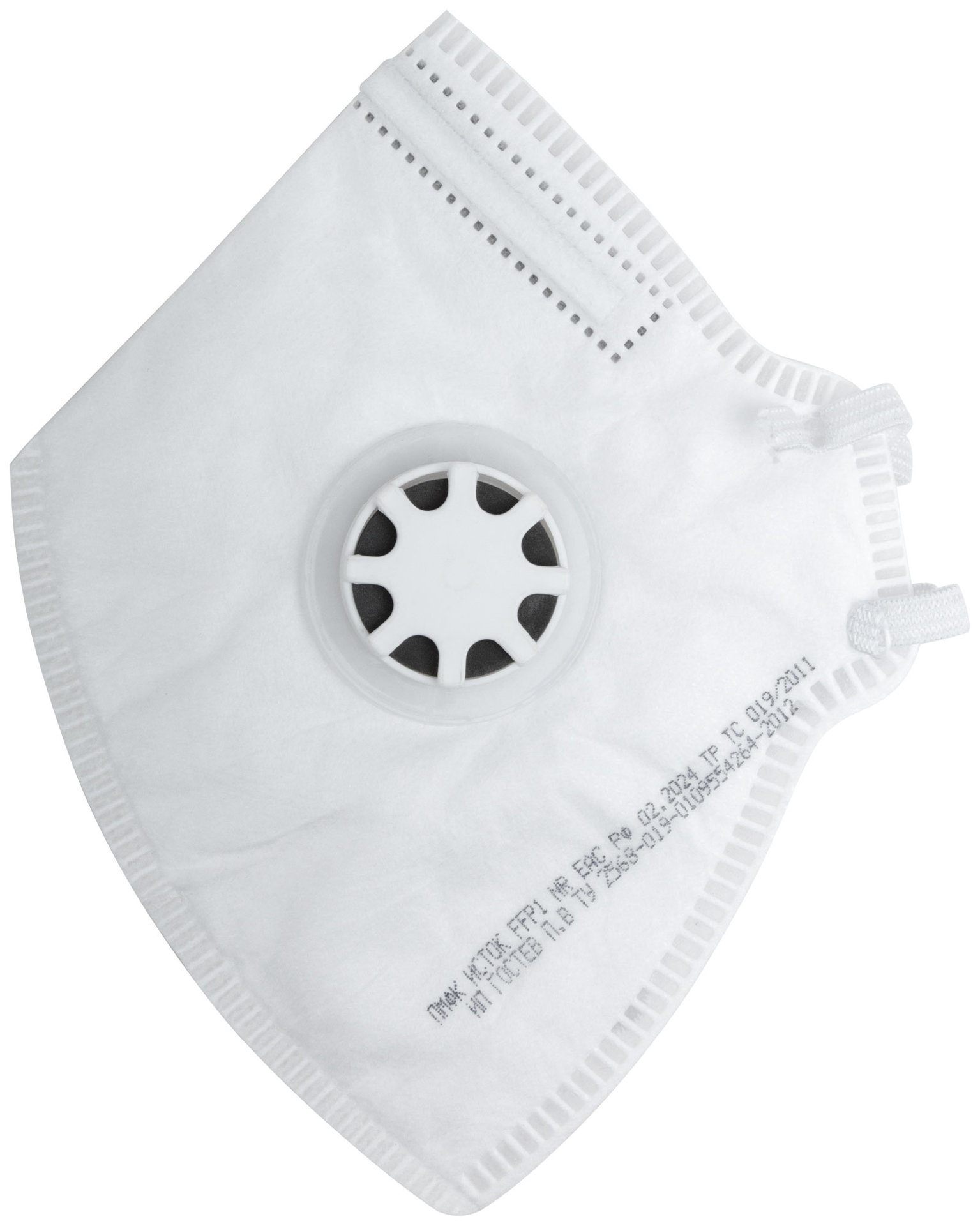 Полумаска фильтрующая, FFP1, складная, 4-х слойная, с клапаном (12291)