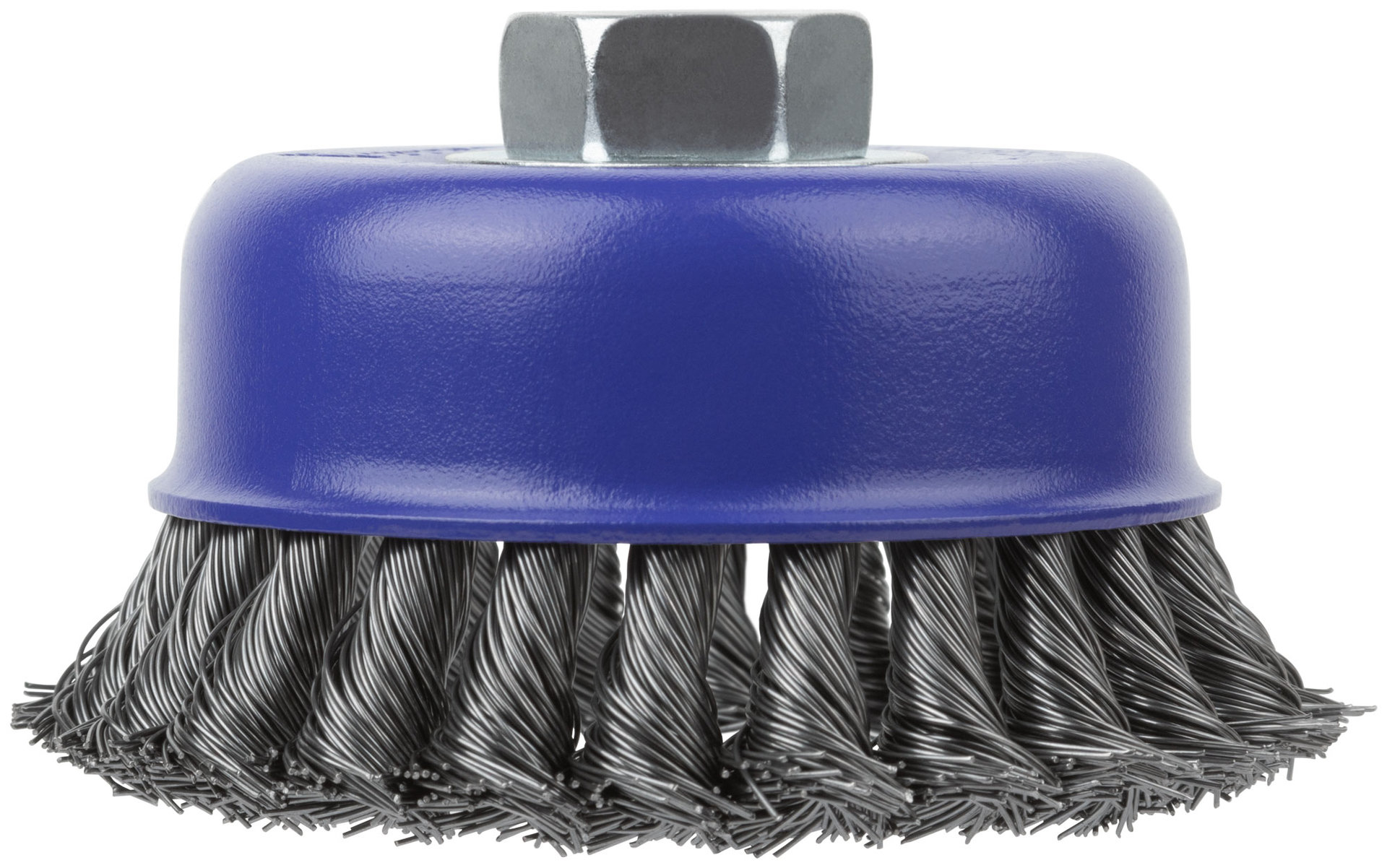 Щетка для УШМ, М14, тип Чашка, крученая витая проволока 0,5 мм, 100 мм, блистер, CUTOP Profi (82-899)